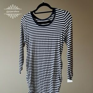 🎈LAST CHANCE❗(LIZ LANGE) Striped T-Shirt Dress